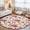 Pink, Yellow, variant on Rectangle Area Rugs 2 x 3 Ft, Summer Fruits Non-Slip Residential Carpet, Grapefruit Peach Lemon Strawberry Striped Indoor Crawling Mats Runner Rugs for Living Room/Dining Room/Bedroom