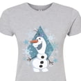 thumbnail image 3 of Frozen - Winter - Olaf Dancing In Snow - Juniors Fitted Graphic T-Shirt, 3 of 5