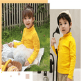 thumbnail image 7 of Jgppe Baby Boys Girls Turtleneck Tops Comfy Cotton Pullover Long Sleeve Solid Color T-Shirt 1-11 Years, 7 of 7