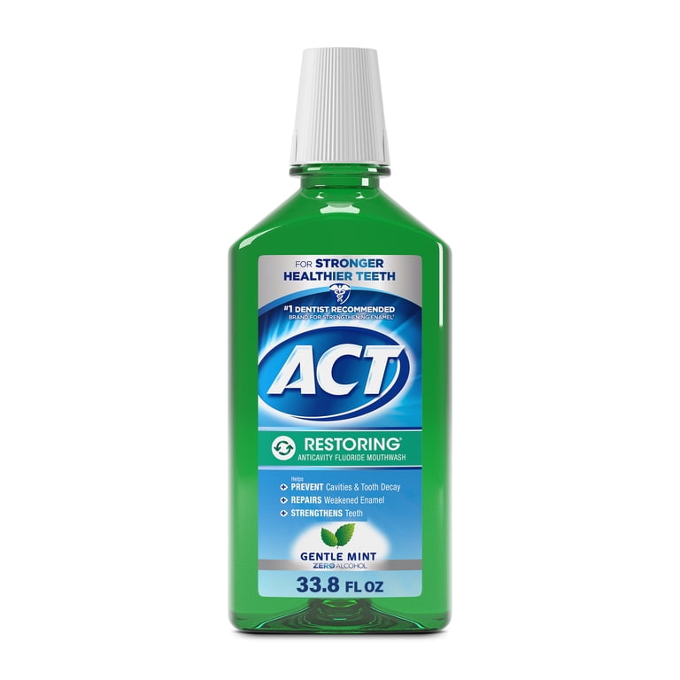 Restoring Anticavity Fluoride Mouthwash, Mint Burst photo 1