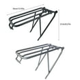 thumbnail image 4 of Folded Bike Rear Rack Removable Professional Reusable Washable Cargo Luggage Carrier Shelf Accessories Replacement for Brompton Silver, 4 of 8