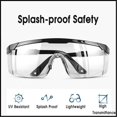 thumbnail image 5 of 4-Pack Safety Glasses - Anti-Fog, Scratch-Resistant Goggles for Walking, Jogging, Cycling, and Lab Work - Adjustable Fit, 5 of 6