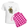 thumbnail image 5 of CafePress - Chow Chow Dog Women's Light Pajamas - Women's Short Sleeve Print T-Shirt and Pants Light Cotton Pajama Set, 5 of 7