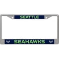 thumbnail image 1 of Cadre de Plaque d'Immatriculation Chromé Seattle Seahawks Marque Secondaire, 1 of 2