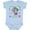 AE-Light Blue, variant on Inktastic Cocoa Beach Florida Cute Swimming Manatee Boys or Girls Baby Bodysuit