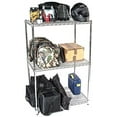 thumbnail image 2 of Omega Products Corporation 36" D x 36" W x 36" H 3-Tier Storage Shelves, Chrome, 2 of 6