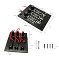 thumbnail image 4 of Boat Switch Panel, Waterproof 3 Gang Toggle Switches with Circuit Breaker DC 12V for Marine Car Truck Yacht, 4 of 10