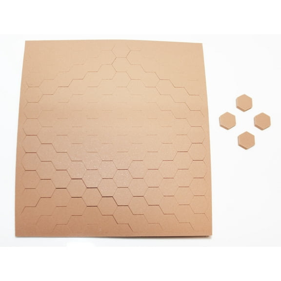 3M SJ5201 LIGHT BORWN BUMPON Blister Pack (132 Bumpons )