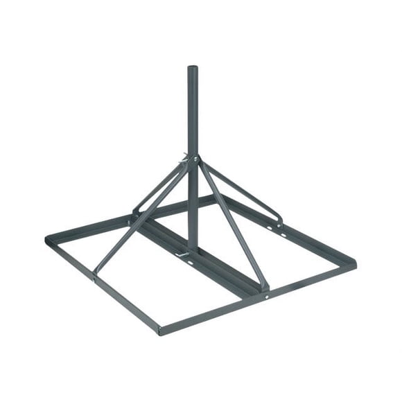 VMP FRM-125 Non-Penetrating Roof Mount (60-Inch long 1.25-Inch OD mast, Grey)