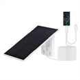 thumbnail image 1 of Cargador de Panel Solar para Teléfono Móvil Mini Paneles Solares Portátiles de 2 W con Cable de Carga 2 en 1 IP65 para Acampar con Mochila, 1 of 5