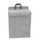 thumbnail image 1 of Cesto de ropa sucia plegable para colgar, organizador de ropa sucia con asa de transporte grande Gris Medio, 1 of 9