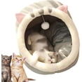 thumbnail image 5 of Cama para gatos - Alfombra tipo cueva lavable | Cama para gatos de interior | Casa cueva para gatos | Cómoda cama para gatos tipo cesta | Casa para gatos de interior, 5 of 5