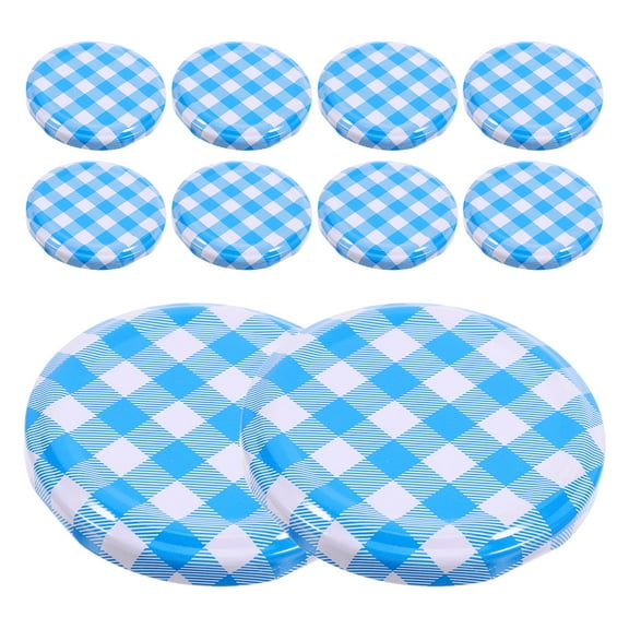 unbranded  50 Pcs Mason Jar Caps Regular Mouth Jam Jars with Airtight Lids
