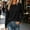 Black, variant on YHAJDS Pullover Sweaters for Women Solid Color Crew Neck Long Sleeve Lightweight Business Casual Knit Shirts Winter Outfits