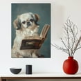thumbnail image 5 of Pekingese Decor Poster Unframe, Pekingese Dog Canvas Wall Art, Dog Reading Book Canvas Print Painting Poster Wall Decor Dog Lovers Gifts, 5 of 6