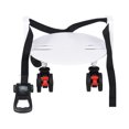thumbnail image 1 of Sac de Golf Universel, Caddy de Mobilité avec 4 Roues Pivotantes, Robuste, Plaque de Base Détachable pour Sacs de 8 à 10 Pouces, Blanc, 1 of 6