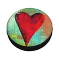 thumbnail image 3 of 17'' Red Watercolor Love Tire Cover, Universal Spare Wheel Covers, Dust-Proof, Water-Proof, Sun-Proof and Corrosion-Proof, 3 of 9