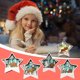 thumbnail image 1 of Xihbxyly Adornos de Madera, Diseños Artesanales de Papá Noel y Muñeco de Nieve, Figuras de Madera Talladas con Detalles, Escena de Bosque Natural, Decoración para El Hogar y La Oficina, Regalo Único,, 1 of 5