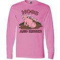 thumbnail image 3 of Inktastic Hogs and Kisses with Cute Pig Family Long Sleeve T-Shirt, 3 of 5