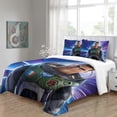 thumbnail image 4 of Buzz Lightyear Duvet Cover Set 3D Anime Characters Printed Bedding Set Girls Single 3D Duvet Cover Sets Quilt Cover Soft Microfiber Zipper with Pillowcase Double, 4 of 5