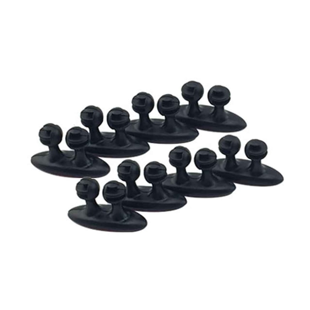 Scienceny Organizador de gestión de cables de 8 Uds., Clips para cables de escritorio y estación de trabajo, soporte de gestión, funda enrolladora de Type3 NO3 Scienceny CZ4074-02B