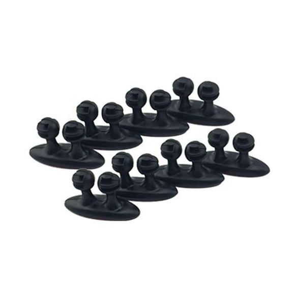 Speravity Clip autoadhesivo para coche, 8 Uds., soporte para fijación de Cable, abrazadera de montaje de plástico rectangular, cierre de línea de Type3 NO3 Speravity CZ4074-02B