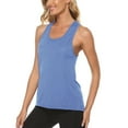 thumbnail image 3 of JIUKE Yoga Tank Tops for Women Round Neck Sleeveless Loose Fitted Athletic Running Workout Tees, 3 of 7