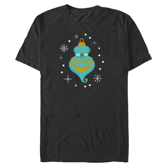 Disney Princess Jasmine Aladdin Holiday Christmas Ornament - Short Sleeve Blended T-Shirt for Adults - Customized-Dark Heather