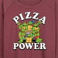 thumbnail image 3 of Teenage Mutant Ninja Turtles - Pizza Power - Women's Lightweight French Terry Long Sleeve Shirt, 3 of 5