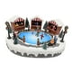thumbnail image 5 of navideño iluminado con patinaje infantil, parque de atracciones, pista de hielo animada y edificio coleccionable para exhibiciones de mesa., 5 of 7