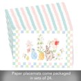 thumbnail image 4 of CounterArt "Bunny Checkerboard" 24-Sheet Reusable Premium Paper Placemats, 4 of 6