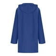 thumbnail image 3 of Women's Hooded Waterproof Windbreaker Long Length Lightweight Shell For Rainy Days Outdoor Activities, 3 of 4