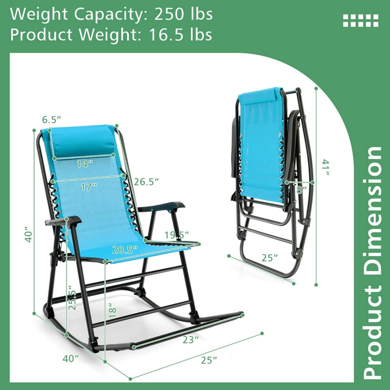 Turquoise zero online gravity chair