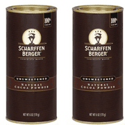 Scharffen Berger Natural Unsweetened Cocoa Powder, 6-Ounce Canisters (Pack of 2)