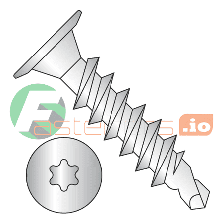 

#10 x 3/4 Self-Drilling Screws / Six-Lobe (Torx) / Wafer Head / 18-8 Stainless Steel / #3 Drill Point (Quantity: 2 500 pcs)