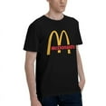 thumbnail image 2 of Mcdonald'S Logo Men'S Basic Short Sleeve T-Shirt Fad Black Small, 2 of 8
