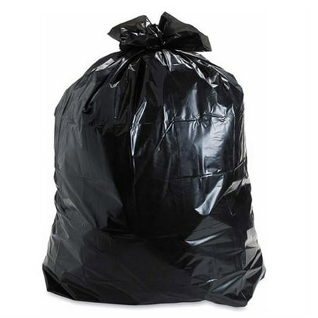 60 Large 30 Gallon Trash Can Garbage Bags Flap Tie Outdoor ...