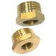 thumbnail image 1 of Adaptador de latón para tubería de 2 piezas Conector de grifo de de latón - 4x2 y 4x1 puntos cada 1 Macarena  Conector de roscar para manguera de latón, 1 of 8