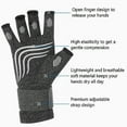 Duerer Arthritis Compression Gloves with Straps, Women Men for RSI