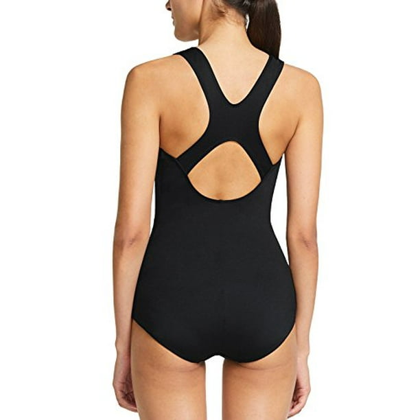 BALEAF Women's Tummy Control Athletic One Shoulder Swimsuit Black