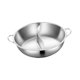 thumbnail image 5 of Olla Shabu Shabu de acero inoxidable con divisor, olla para cocinar, dividida 34 cm, 5 of 9
