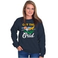 thumbnail image 4 of Off Grid Camping Relax Unwind Nature Sweatshirt for Men or Women Brisco Brands X, 4 of 6