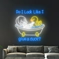 thumbnail image 5 of Handmadetneonsign Do I Look Like I Give A Duck Wall Art, Skeleton Wall Decor, Skeleton Wall Decor, 5 of 5