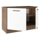thumbnail image 4 of Mueble de Cocina Para Tarja Madesa Agata 120 cm 2 Puertas Marrón/Blanco, 4 of 5