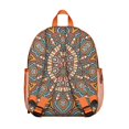 thumbnail image 4 of Ethnic Yoga Students Backpack - Sacred Healing Mandala Design with Peace Serenity and Tranquility Pattern, Lightweight Durable Oxford Fabric for School, 4 of 6