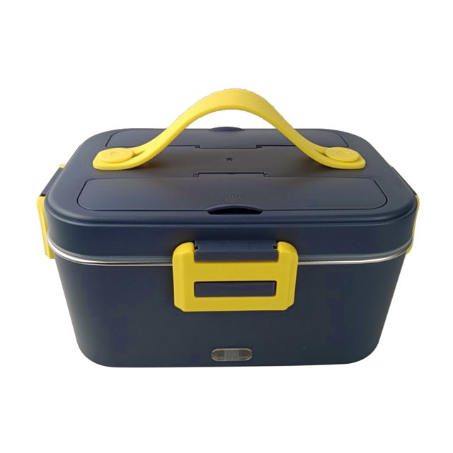 Electric heating lunch box,Lunch Box With Removable Stainless Removable Stainless Steel Dual Use With Steel Container Spoon Container Spoon Carry 1.8l 75w Use With Removable Box Car Heated