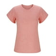 thumbnail image 6 of Women Tops Summer Crew Neck Tees for Women Womens Summer Short Sleeve Tops Clearance Womens Clothing, 6 of 6