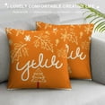 thumbnail image 3 of Fall Throw Pillow Covers  Farmhouse Hello Fall Pumpkin Maple Leaves Decorations Outdoor Patio Autumn Seasonal Cushion Cover for Sofa Couch Home Bed, 3 of 5