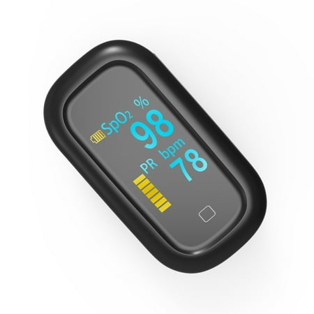 Finger Pulse Oximeter Oximetro De Dedo Blood Oxygen Heart Rate Monitor Spo2 Sports Pulsioximetro Touched (Best Pulse Rate App)