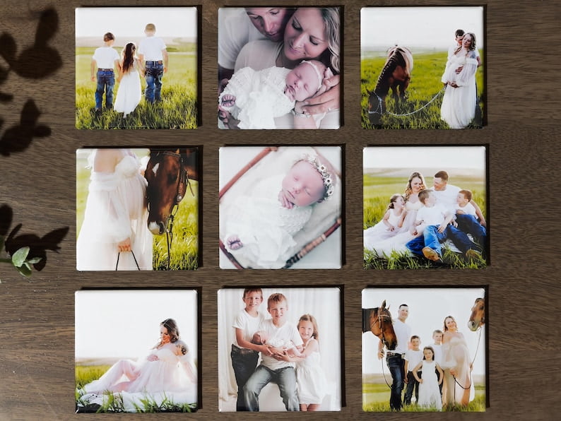 Custom Photo Magnets Personalized Fridge Magnets Cubicle Decor Picture Magnets Locker Decor Magnet Save the Date Wedding Favor Family Photo